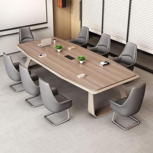 Image of Conference Table for Office Furniture Modern Design Handcrafted Workspace Meeting Table for Productive Team Collaboration (MCT-067 MDFL L8W4)