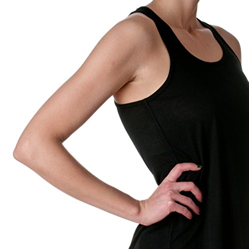 Bella Canvas Womens 3.7 Oz. Flowy Racerback Tank (B8800) -Black -Xl #TOP2