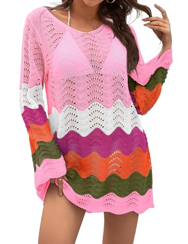 BB&KK Swimsuit Coverup for Women Summer Crochet...