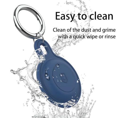 Kit 4 Chaveiro Compatível Com Airtag A Prova D'água para Pet Mala Bolsa Total Proteção (cores lilás