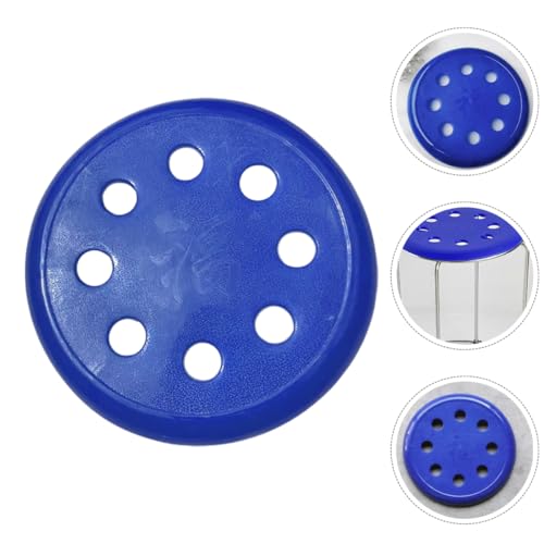 Yardenfun Round Plastic Seat Replacement for Bar Stool Easy to Install Round Stool Seat Stylish Blue for Home Commercial Use - Thumbnail 5