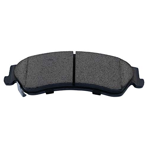 Image of TRQ Rear Ceramic Brake Pad & Performance Rotor with Parking Shoes w /Chemicals