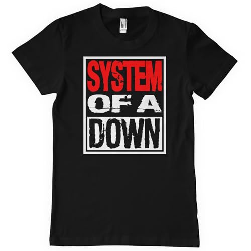Image of System Of A Down Officially Licensed Logo Mens T-Shirt (Black), XX-Large