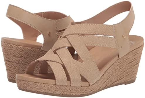 Dr. Scholl's Shoes Women's Everlasting Espadrille Platform Wedge Sandal,Cuban Sand Smooth,11 | Image 6