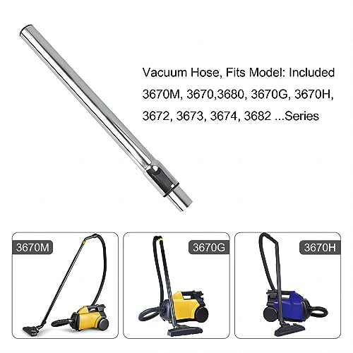 Ymimi Replacement hose Compatible with Eureka 3670M Canister Vacuum Cleaner, Fits Models 3670M,3670,3680,3670G,3670H,3672,3673,3674,3682