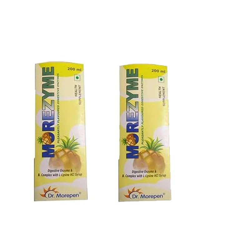 MOREZYME SYRUP 400ML Pack of 2