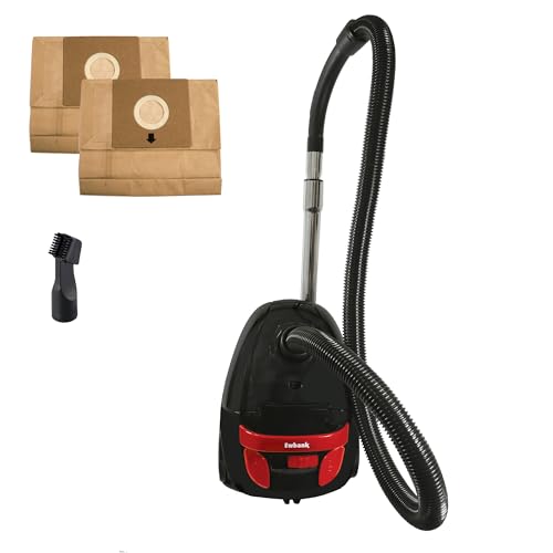 Ewbank EWVC0215B COMPACTCLEAN Bagged Cylinder Vacuum Cleaner, 700w Motor, Compact and Lightweight, HEPA 10 Filter Removes Dust and Allergens