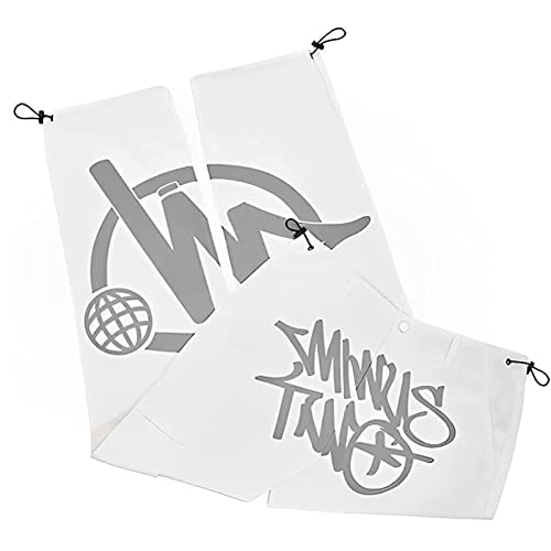 Awoyep Minus Two Street Pocket Hohe Taille Gerade Hip Hop Hose, Minus Zwei...