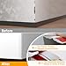 Corner Trim Moulding, Peel and Stick Molding Trim, Self Adhesive Corner Protectors for Walls, Flexible Inside & Outside Wall Corner Guard, for Wall Edge Floor, Window, Door (1.6 in x 10 Ft)