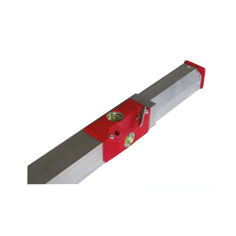 Règle de Report de tracé télescopique 1,75 à 3,10 m – Profil Aluminium – Implantation cloisons – Niveau Vertical intégré – 3,55 kg – traçage Sol Plafond Professionnel - Mob