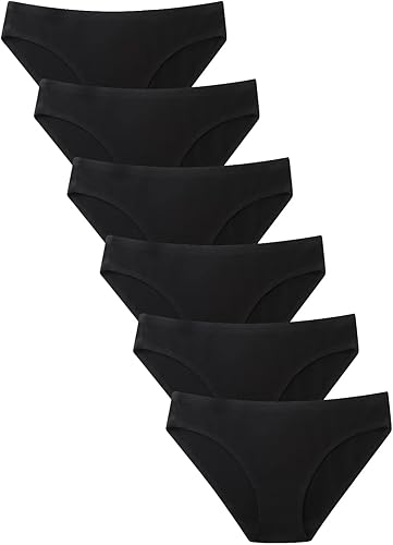 Miniatura 2 de LALESTE Ropa interior de algodón sin costuras para mujer calzones invisibles sin línea de bragas paquete de 6