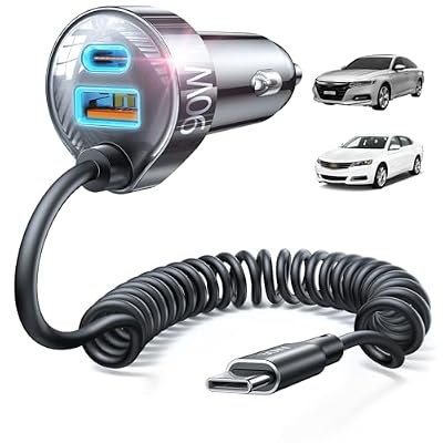 LISEN 90W for iPhone 17 16 15 Pro Max Car Charger USB C Fast Charge,Super Fast for iPhone 17 16 Car Charger USB C Adapter for iPhone 17e 16 15 Pro Max Plus Air,Samsung Galaxy S26 Ultra, Android,90inch