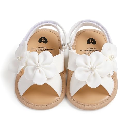 Image of Infant Baby Girls Boys Summer Sandals Premium Unisex Non Slip Rubber Soft Sole Breathable Toddler First Walker Outdoor Beach Shoes