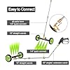 Heliwoo Undercarriage Pressure Washer Attachment 16 Inch Power Washer Water Broom with 4 Nozzles Dual-Function Pressure Washer Undercarriage Cleaner With 3 Pieces Extension Wand 4000 PSI