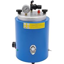 350W Vacuum Wax Injector Wax Casting Machine 2.2L Wax Melting Furnace Jewelry Casting Tools Adjustable 30C-110C Round Barrel Mold Casting Wax Injection Machine for Jewelry,220V