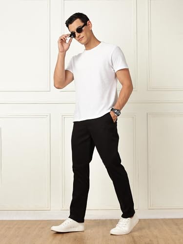 Image of Thomas Scott Men's | Solid | Regular Fit | Premiun Cotton | 4 Pocket | Formal wear Trouser | Casual Chino | Pants for Men