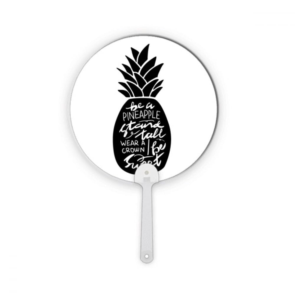 PineFruit Stand plastique noir présentoir décoratif de table avec texte anglais