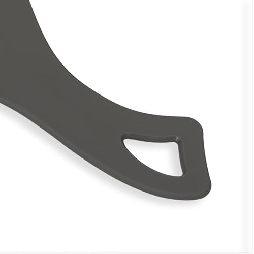 Miniatura 8 de Zadro Espejo de mano XL, 1 espejo de vidrio con forma de lágrima de aumento, diseño ergonómico profesional para maquillaje, peinado, retoques de