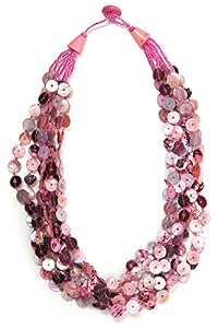 collezione alessandro collezione alessandro Kurze Kette Kasandra mehrreihig mit Muschelplättchen collezione alessandro collezione alessandro Kurze Kette Kasandra mehrreihig mit Muschelplättchen