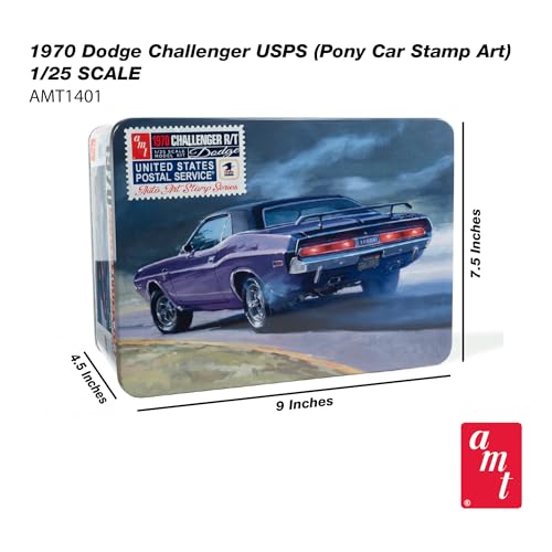 Modelo escala 1:25 Dodge Challenger USPS 1970 miniatura 2