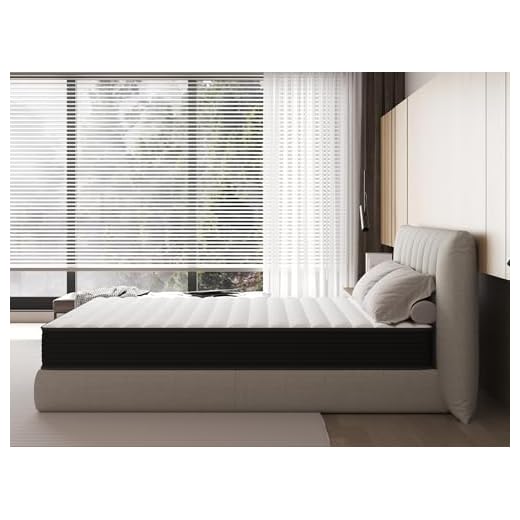 sinlikon Matelas 140x200CM - Epaisseur 24CM - Matelas Mousse pour 2 Personnel - Moelleux,Confortable,Respirant (140x200x24CM)