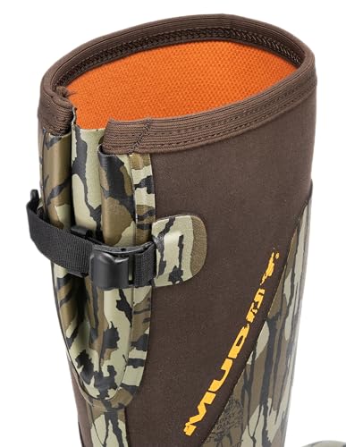 Image of Muddy Men's DV8 17 inch Insulated Knee High Boot, Mossy Oak Bottomlands, 9