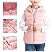 Blczomt Girls Puffer Vest Hooded Warm Travel Zip Up Sleeveless Winter Jacket Lightweight Padded Vests Cozy Fall Coats Clothes girls fashion Pink 5 Years