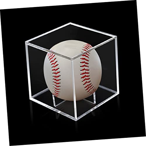 BESPORTBLE Suporte De Tênis De Basquete De Beisebol De Acrílico 2 Peças Para Autógrafo Transparente