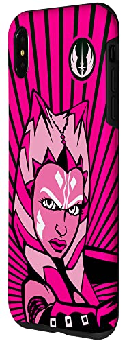 Coque iPhone XS Max Star Wars Ahsoka rose protection fine - 2