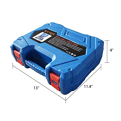 Rviqi 9Pcs Concrete Hole Saw Set,Tungsten Steel Sds Plus Shank Masonry Wall Hole Opening Drill Bits For Brick, Concrete, Cement Stone #TOP6