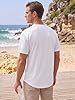 TACVASEN Mens T Shirts Crewneck Breathable Tees Moisture Wicking Short Sleeve T Shirts Drop Shoulder Tshirts Men UK White 3XL #2