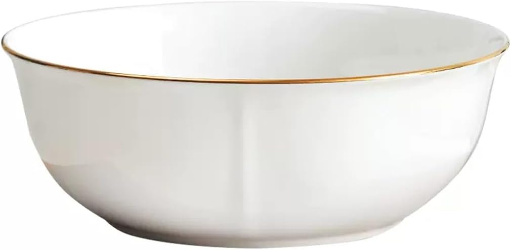 Soup Bowl Ceramic Soup Large Soup Bowl Large Soup Household Porcelain Large Bowl Noodle Bowl 8 Inch 9 Inch Stew Soup Pot Deep Bowls