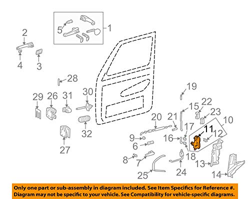 Genuine Mercedes-Benz Lock 463-720-03-35