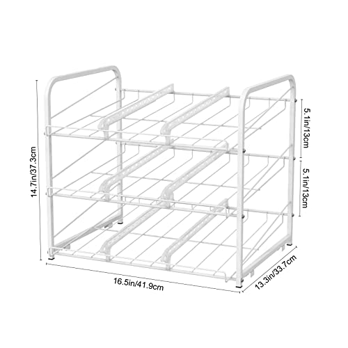 Miniatura 7 de Caduke Organizador De Latas Para Despensa, Estante Organizador De Latas Apilables, Dispensadores De Latas Con Capacidad Para Hasta 36 Latas Para Armarios De Cocina