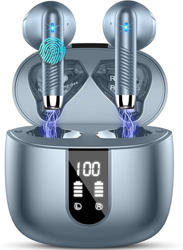Écouteurs Bluetooth avec réduction de bruit mic et autonomie de 48 heures