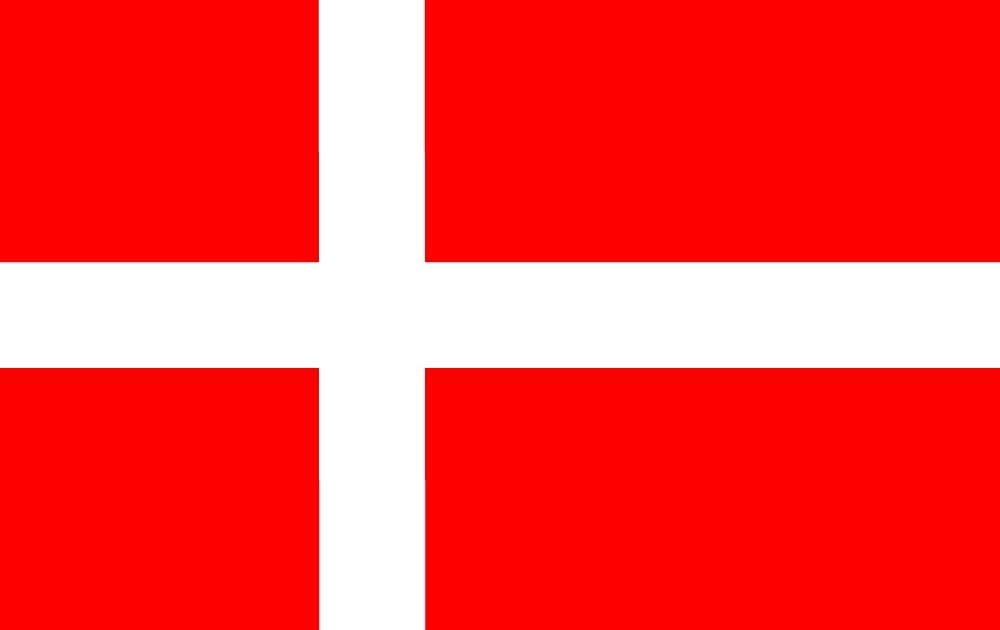 My Planet Large 5'x3' Denmark Flag Premium Quality Danish Supporter Fans Decoration Flag