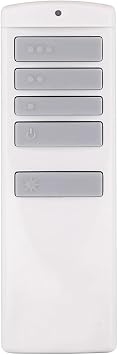 Replacement Remote for Harbor Breeze Ceiling Fan Remote Control, 3 Speed & Light Dimmer with Wall Mount, Compatible with A25-TX001-R1, A25-TX005R, A25-TX007R, A25-TX013, RRTX001R, ZJF-RT01A