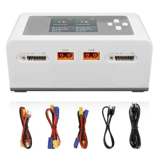Chargeur double canal FPV GAI D300 GT pour charger deux batteries en même temps