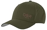 2Stoned Flexfit Baseball Cap Classic Oliv mit Stick Ton-in-Ton Größe L/XL (58 cm - 60 cm) für Damen und Herren
