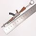 Womens 12cm 7.62mm Weapon Rifle AKM Model Key Chains AK 47 Toys Gun Keychains llaveros chaveiro Key Ring Keyring