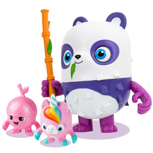 Pinata Smashlings: Pinata Box - Sana The Panda - Kids Articulated 5" Pinata Character Figure w/Pinata Stick, 2 Exclusives & Hidden Smashling, Toikido by Pinata Smashlings - Used condition - US$12.46