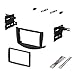 2006 2007 2008 2009 2010 2011 Toyota RAV 4 Dash Kit Double Din For Stereo Install With Harness