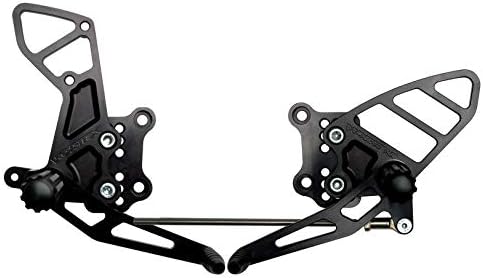 VORTEX Rear Set Black for Suzuki - GSX-R 600 2006-2010, GSX-R 750 2006-2010 productcode RS553K