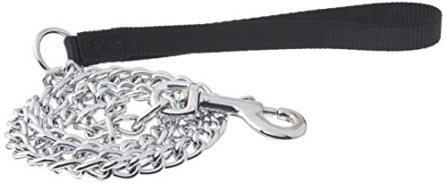 OmniPet Lead Heavy Duty Chain with Nylon Handle, Black, 4\'/3mm