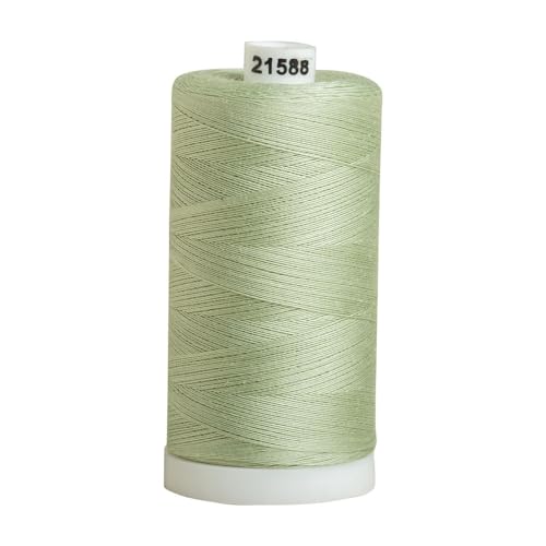 Connecting Threads Green 100% Cotton 1200yd Thread for Sewing Machine
