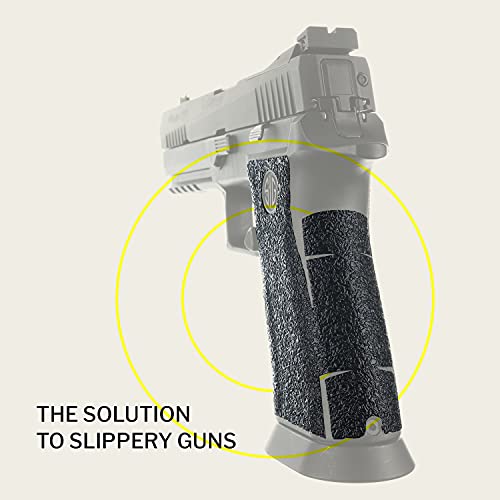 Talon Grips Adhesive Pistol Grip - Compatible With Sig Sauer P320 X-Five Full Size 9Mm - Made In The Usa - Rubber, Black #TOP4