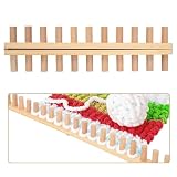 48' Chunky Knitting Blanket Loom – Foldable & Portable Wooden Loom for DIY Oversized Blankets, Easy Setup for Beginners