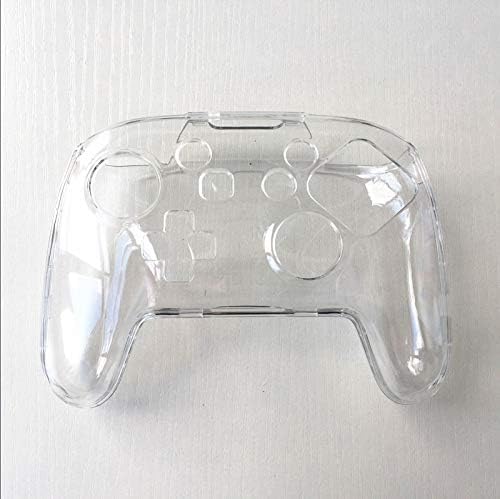 Amazon Com Transparent Clear Hard Crystal Case Protective Cover Shell Skin For Nintend Switch Pro Controller Gamepad Protector Video Games