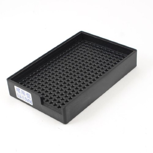 Aexit Anti-Static 3.0mm-3.5mm Nuts Screws Tray Holder Black Panel Nuts 273 Holes