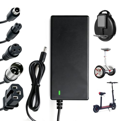 Cargador Patinete Eléctrico 42V 2A Universal con 6 Conectores